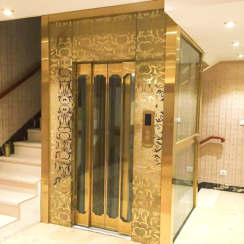 Outdoor elevator lift prices with 3 stories project