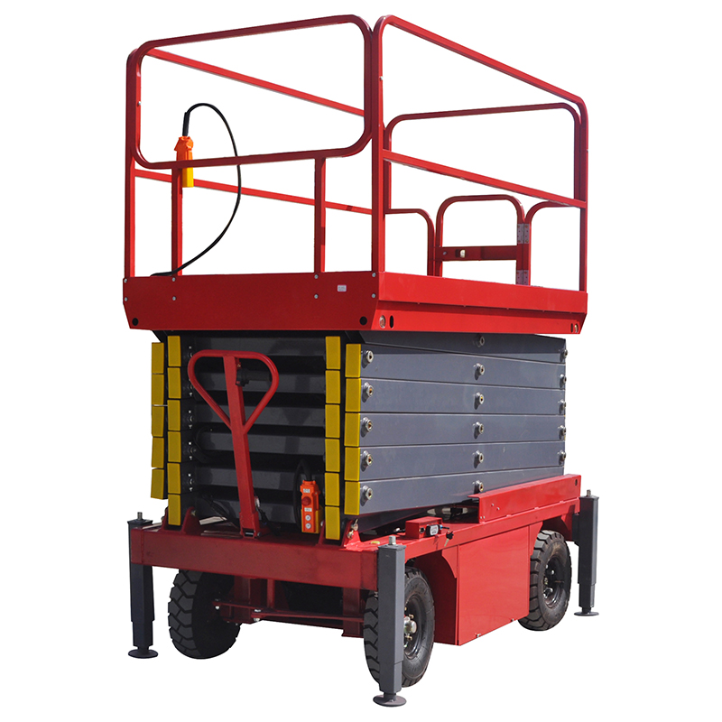 16m 300kg Hydraulic mobile scissor lift aerial work platform manufacturers