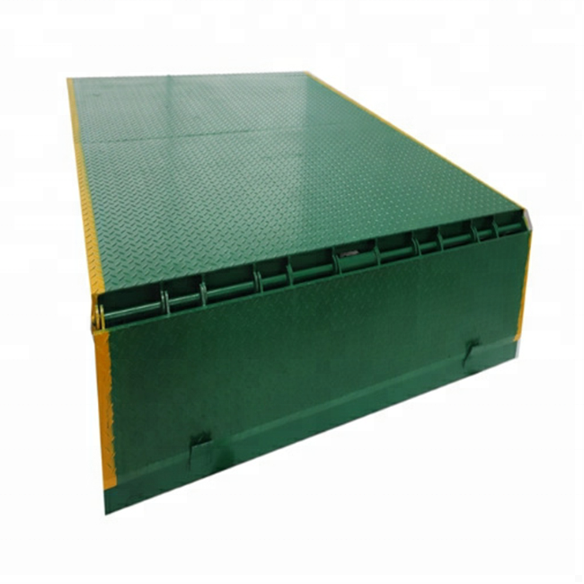10T Stationary Loading Ramp Hydraulic Cylinder Dock Leveler Container Loading