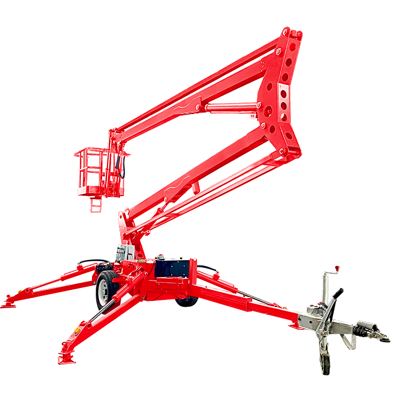 50 ft trailer mounted towable boom lift