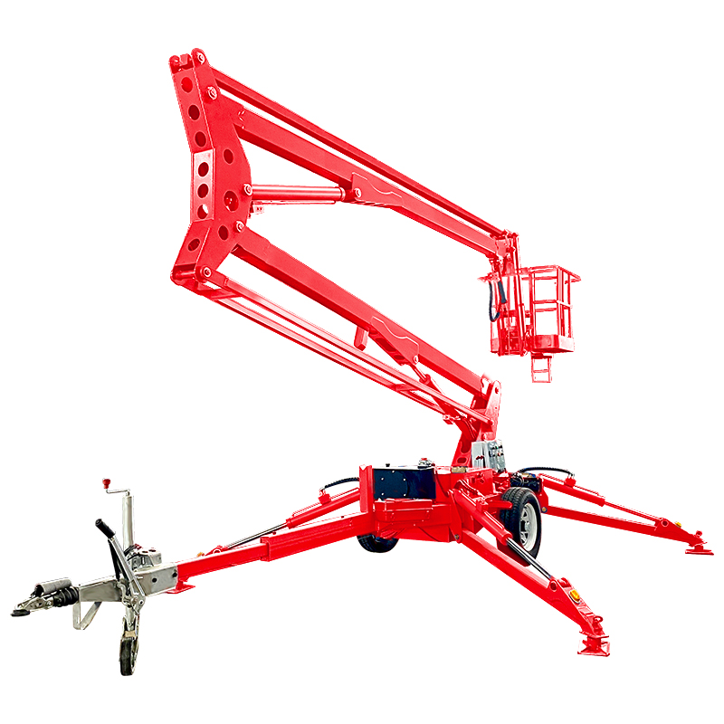 TUHE OEM 18m CE standard high trailer aerial boom lift Manufacturer