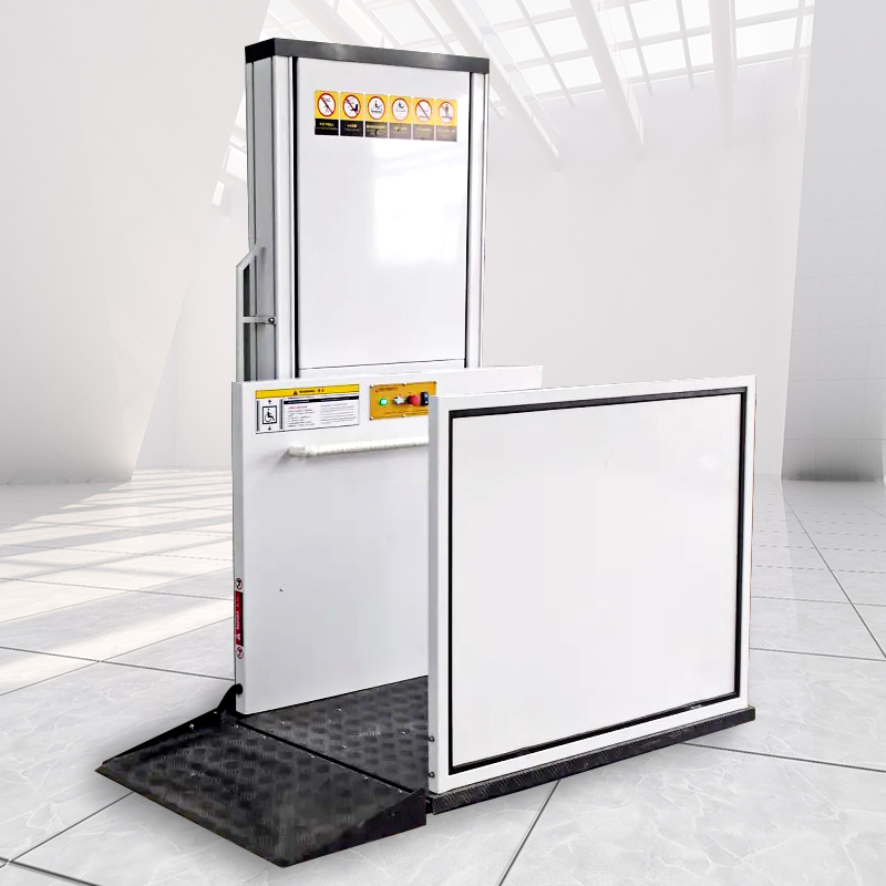 3m one floor commercial vertical platform lift