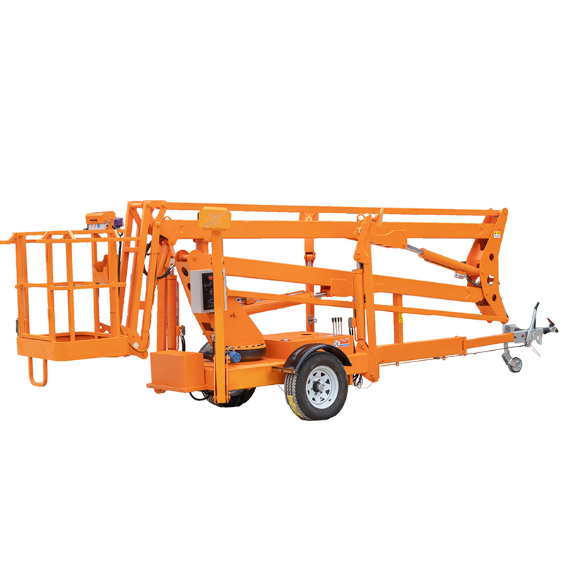 50 ft trailer mounted towable boom lift