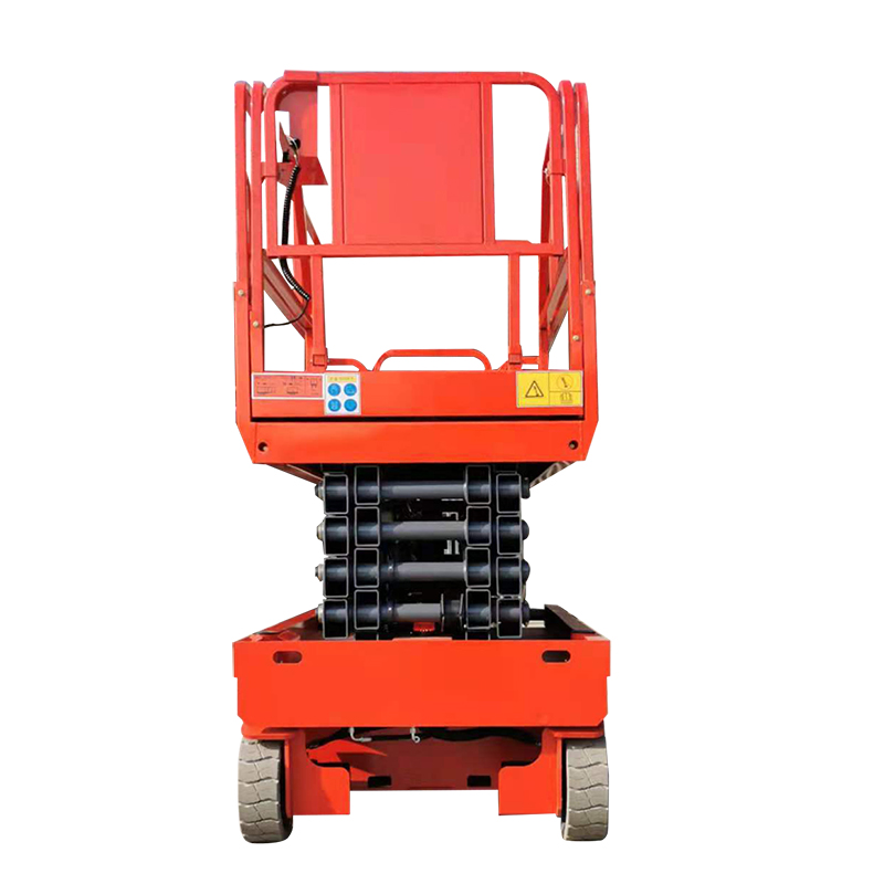 Self propelled electric scissor lift aerial mobile elevated work platform