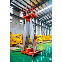 Planta OEM ODM de 10 m de plataforma de trabajo vertical de aleación de aluminio de cuatro barras