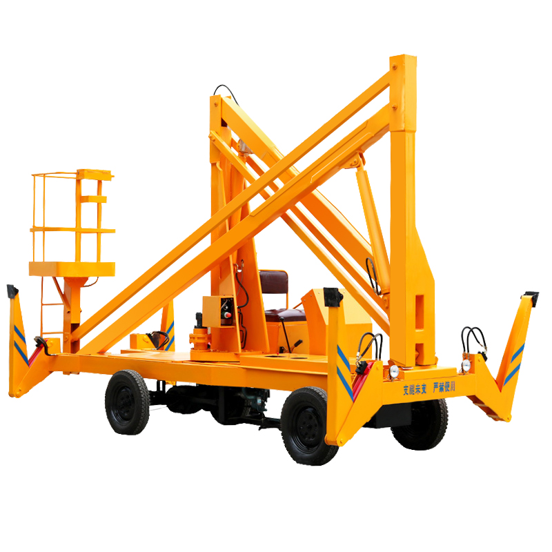 14m Spider man boom lift tables working platform self propelled mobile bucket lift supplier