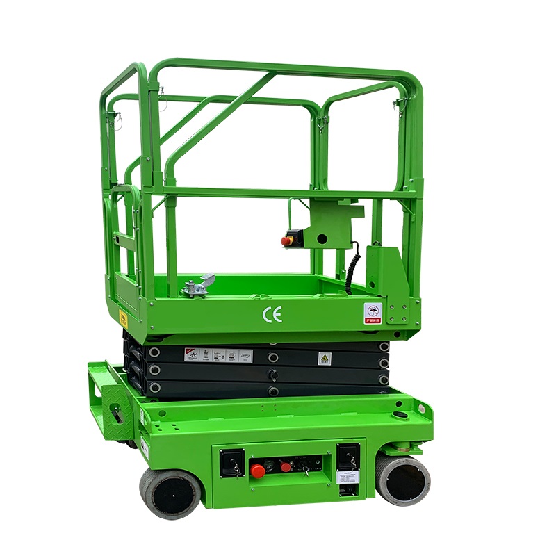 Electric battery power self propelled scissor lift with Mini platform 