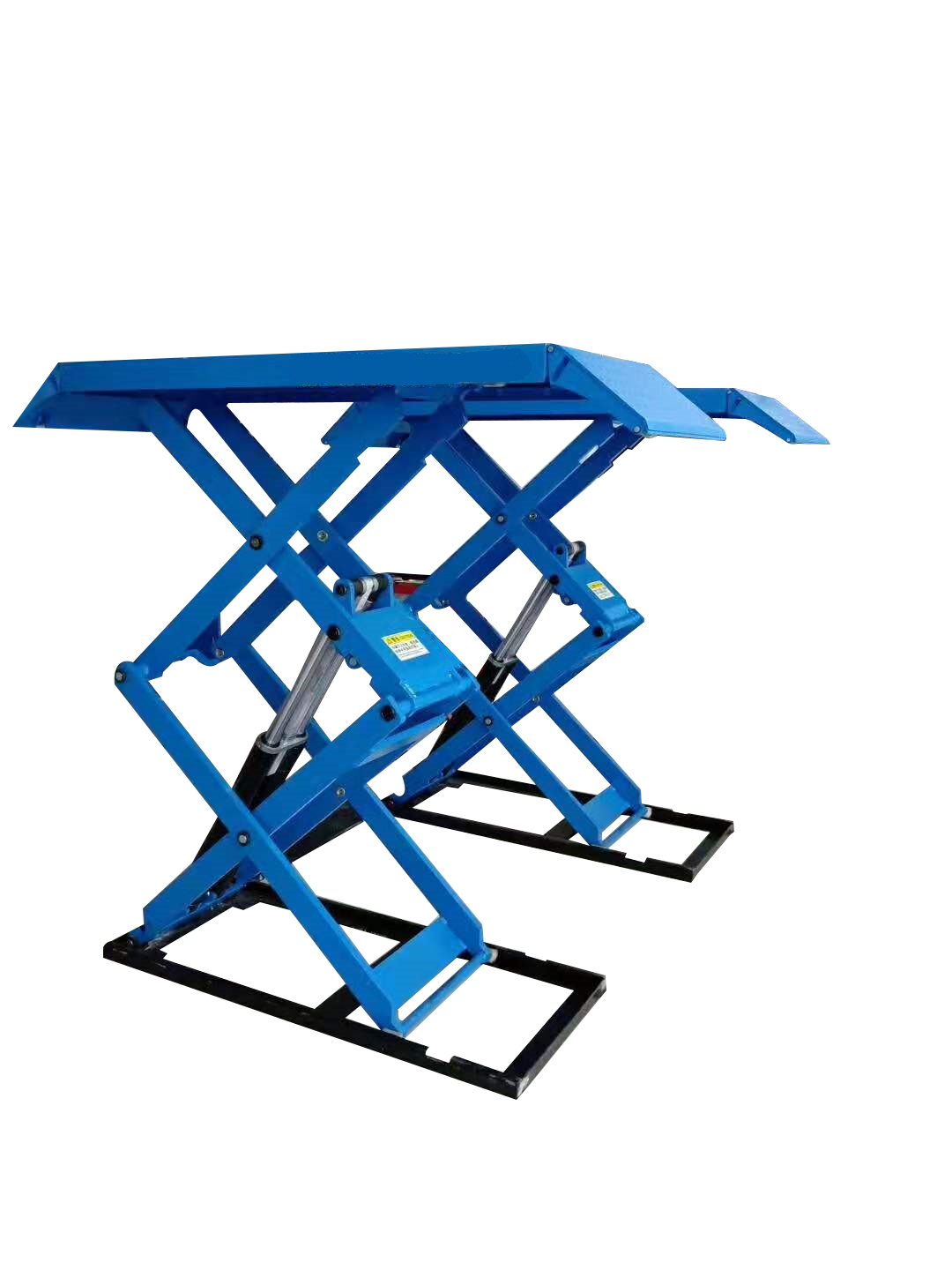 3T 1.85m On Ground Ultrathin Hydraulic Scissor Car Lift - Tuhe lift