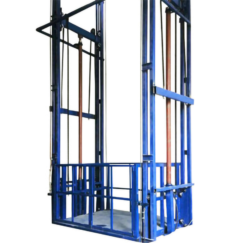 Guide Rail Vertical Cargo Lift Elevator Garage Goods Handing 