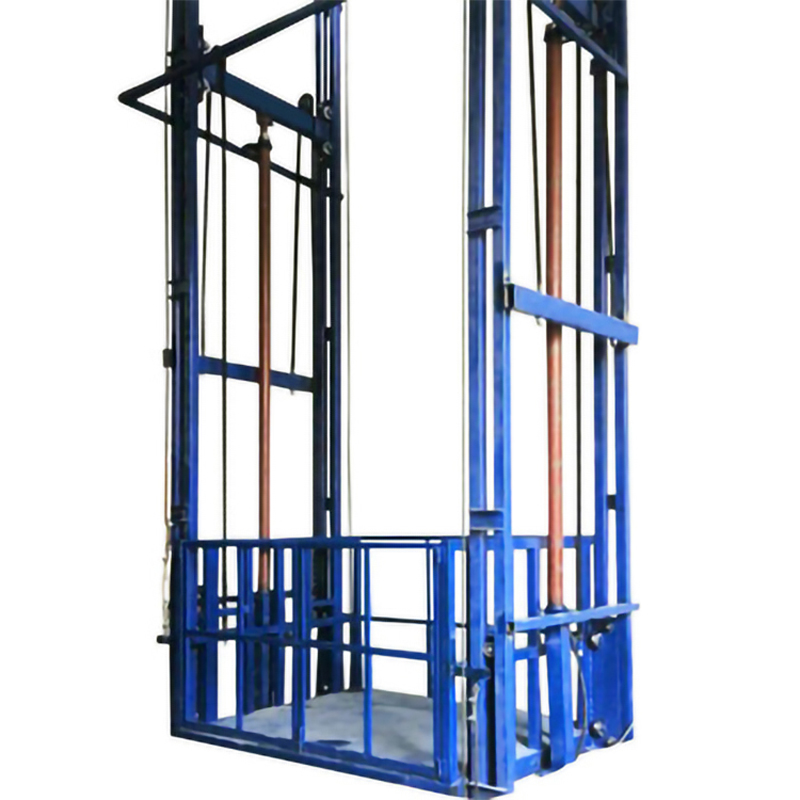 Guide Rail Vertical Cargo Lift Elevator Garage Goods Handing