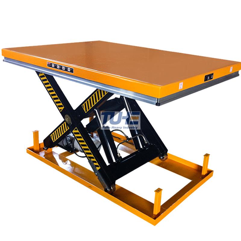 1Tons OEM Customizable Hydraulic Stationary Warehouse Scissor Cargo Lift From Factory