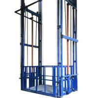 Fábrica de elevadores de riel de guía de plataforma de elevación de carga de almacén