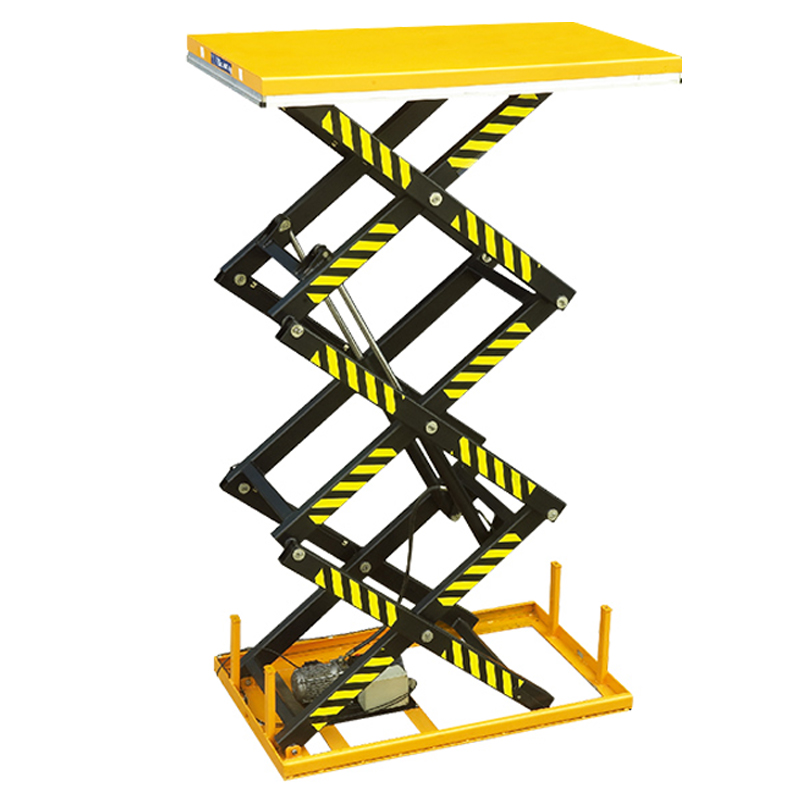 2 Tons OEM Industrial Vertical Warehouse Hydraulic Guide Rail Cargo Lift Platform