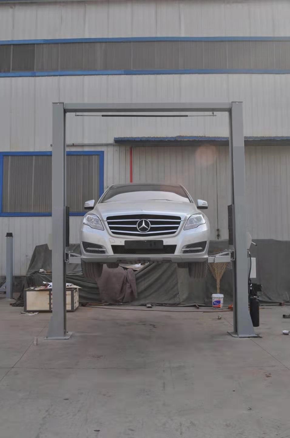 3.5T 4T 4.5T 5T Clear Floor Hydraulic Two Post Car Lift