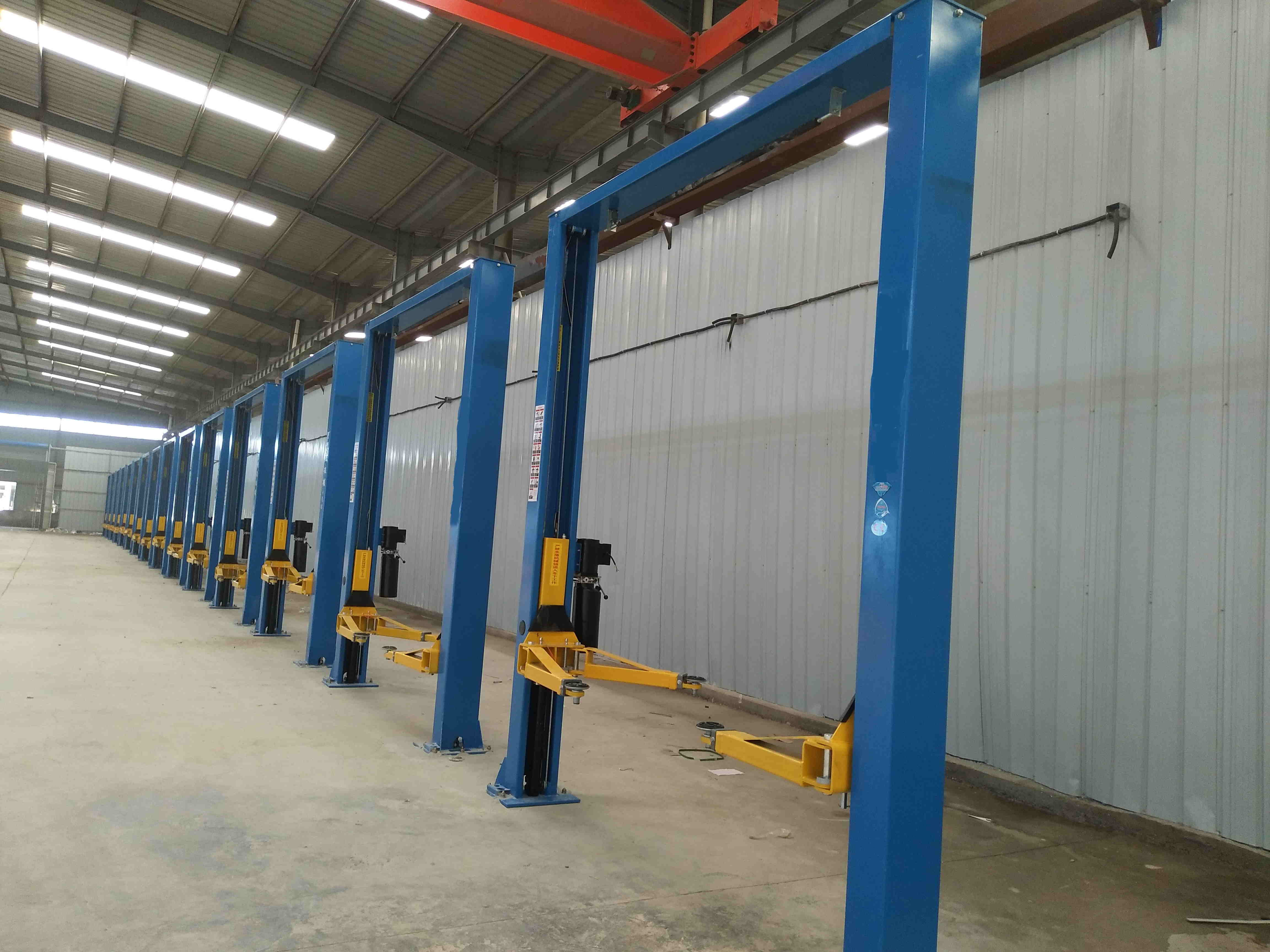 3.5T 4T 4.5T 5T Clear Floor Hydraulic Two Post Car Lift