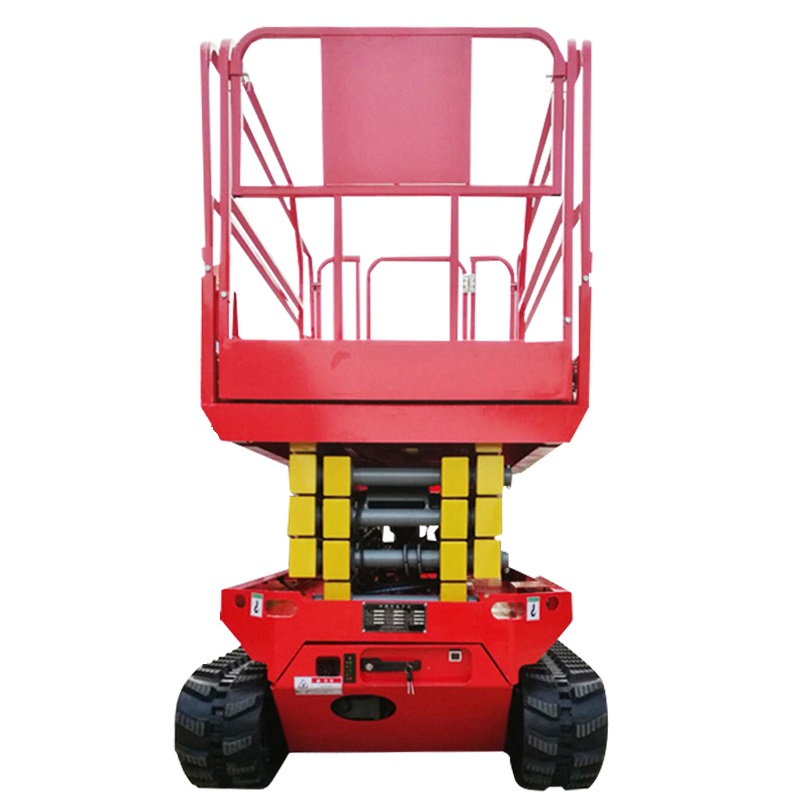 8m 450kg Hydraulic Crawler Scissor Lift Platform with Track