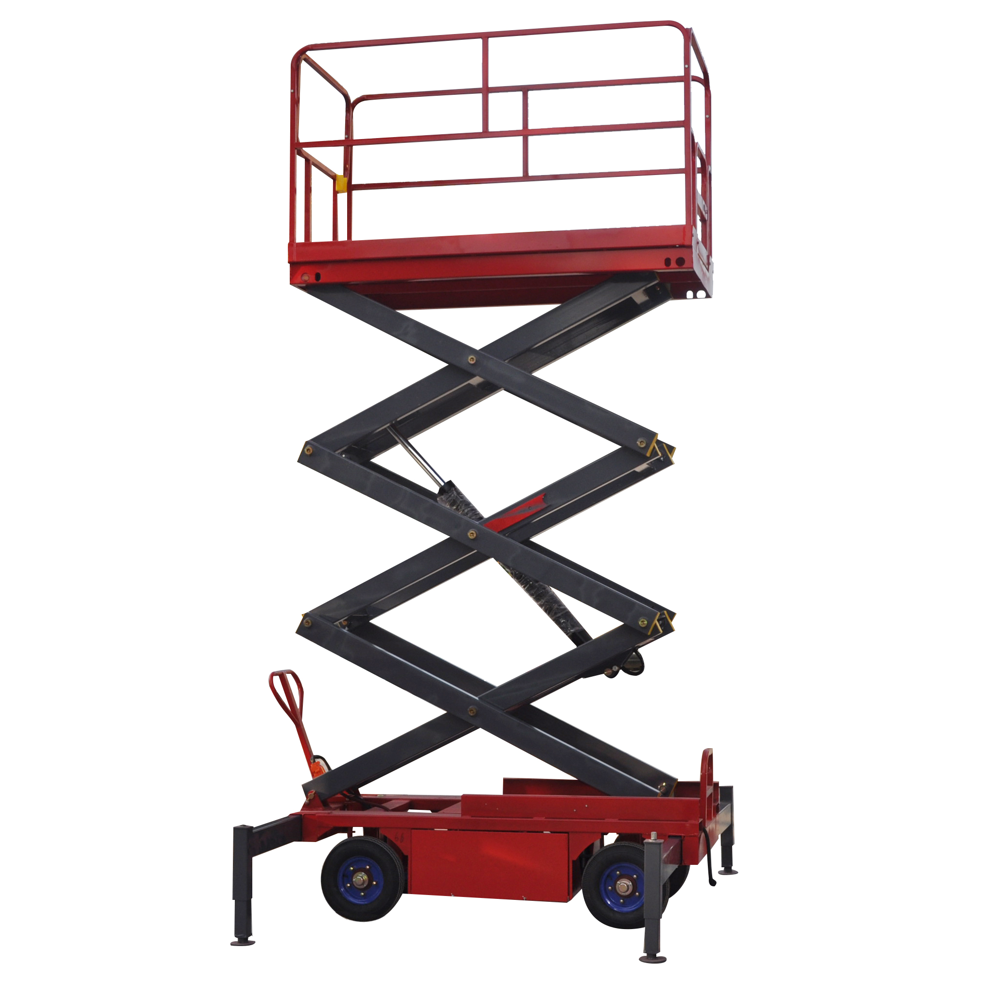 9m Electric Mobile Hydraulic Lift Platform Customized Color Tuhe lift