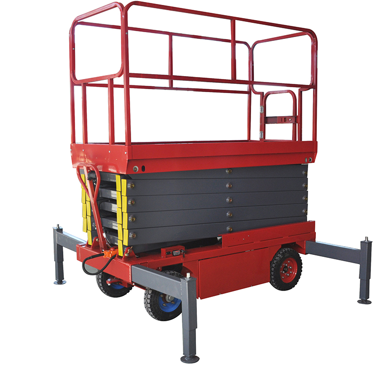16m 1000kg Mobile elevated work platform types scissor lift