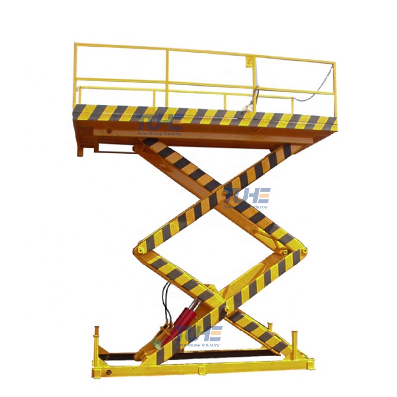 2021 Hot sale OEM 5T hydraulic Stationary industrial scissor lift platform