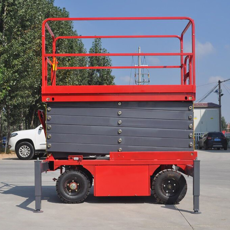 14m 1000kg Hydraulic scissor lift mobile lift platform 