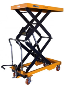 1000KG Loading High Lift Table Hydraulic Scissor Trolley