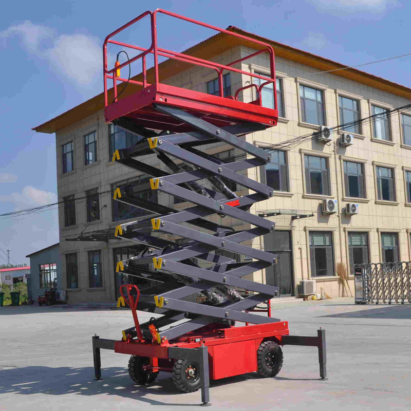 12m 500kg CE certificated hydraulic scissor lift price