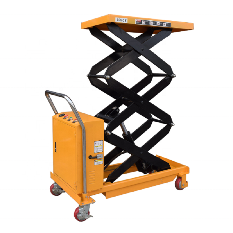 Electric Hydraulic Platform Movable Trolley Scissor Lift Table 