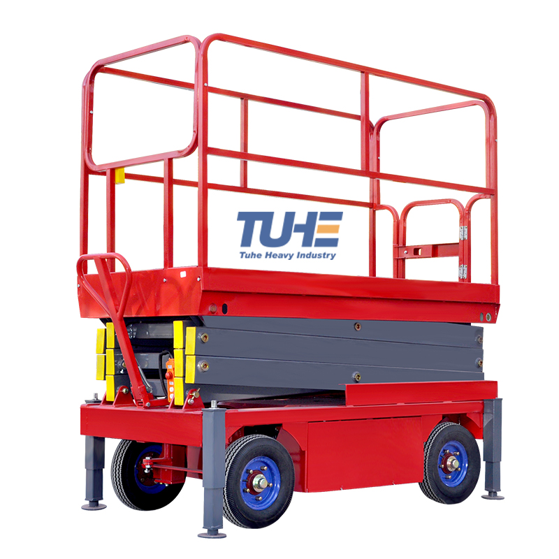 Hydraulic mobile scissor lift table with CE