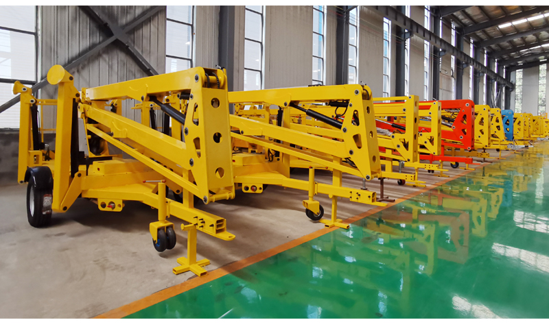 50ft OEM towable boom lift hydraulic aerial work platform factory price