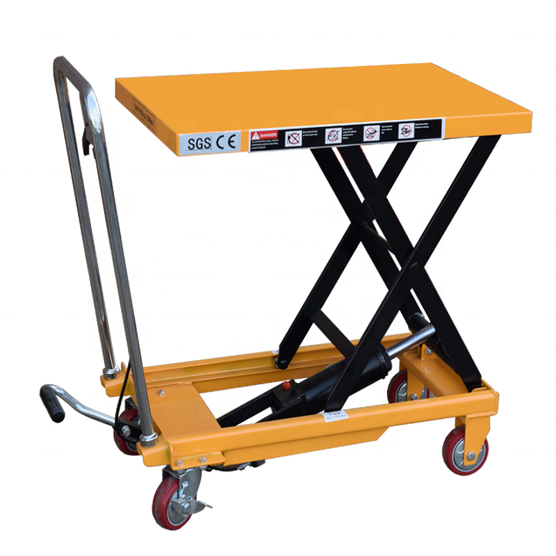 500KG Lift Table Hydraulic Table Scissor Lift Table Manual Control