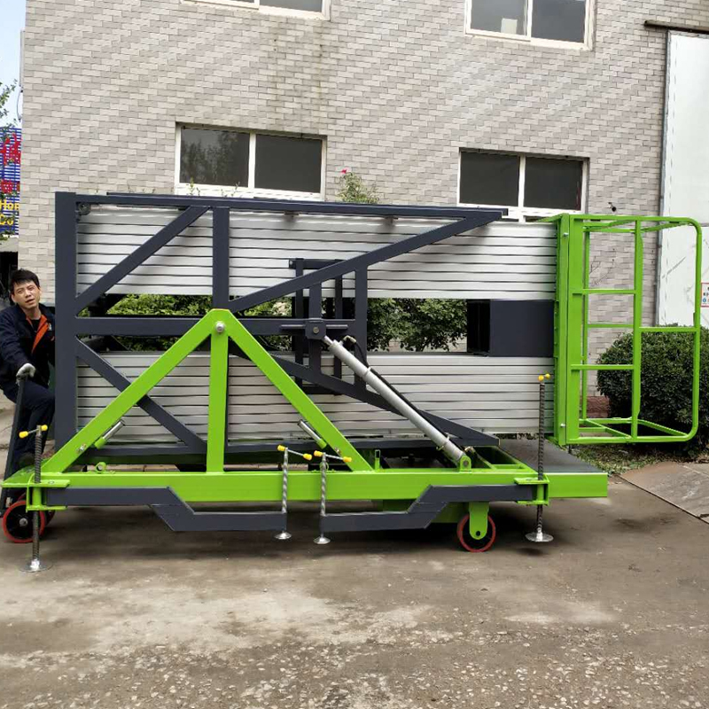 20m Customized Lay down Hydraulic Vertical Mast Lift Table Platform OEM Factory
