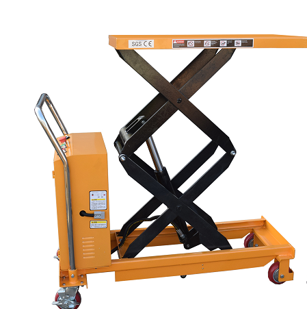 500KG Lift Table Trolley Electric Lift Table Battery Electric Scissor Lift 