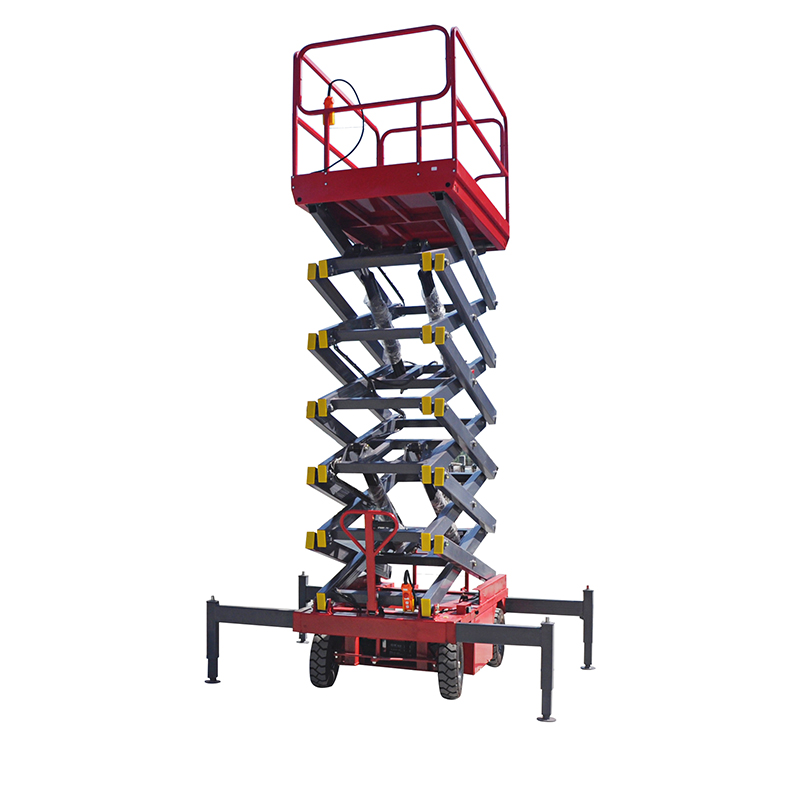 14m 1000kg Hydraulic scissor lift mobile lift platform 