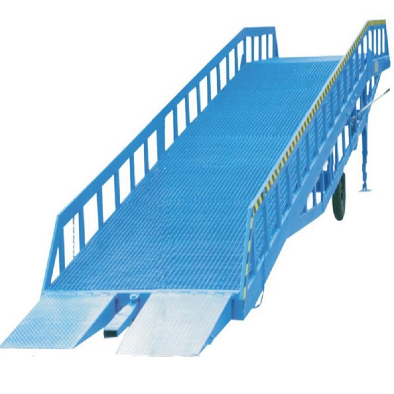 8T Mobile Loading and Unloading Ramp Dock Mobile Bridge Adjustable Height