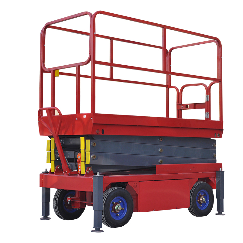 7m Towable Mobile Scissor Lift Platform 220V 380V