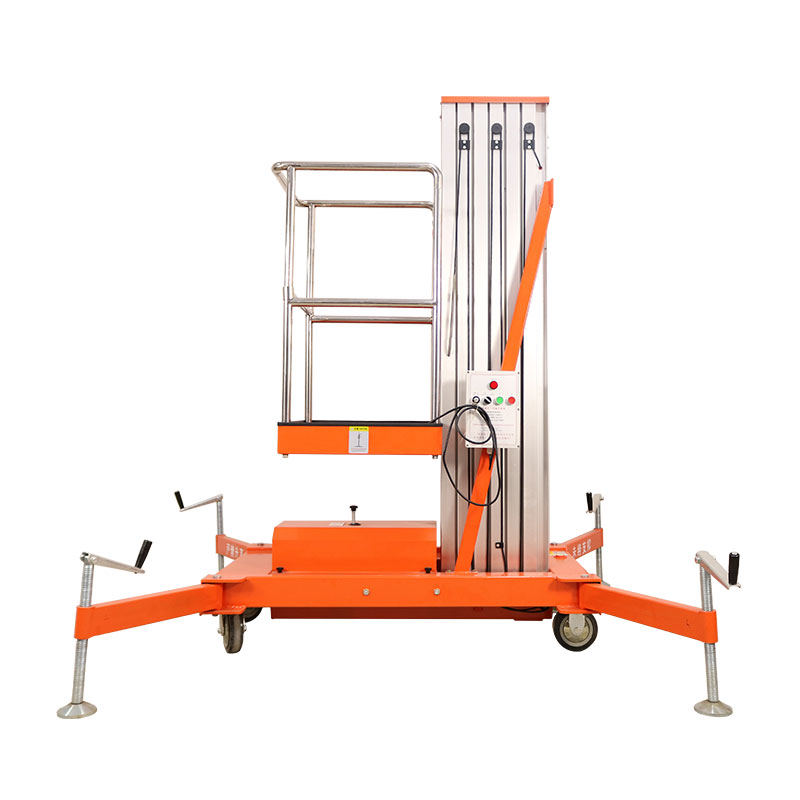 8m OEM Factory Push Around Hire Rental Vertical Mast Lift For Sale