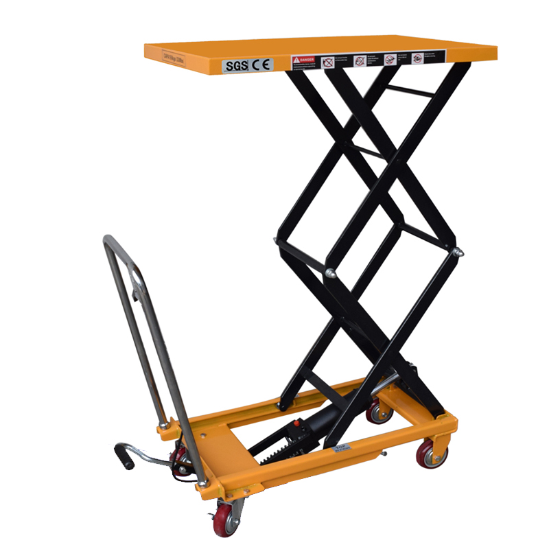 Manual Hydraulic Table Lift CE Manufacturer Flexible Trolley