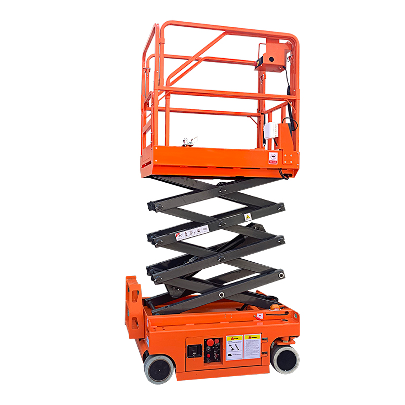 Electric battery power self propelled scissor lift with Mini platform 