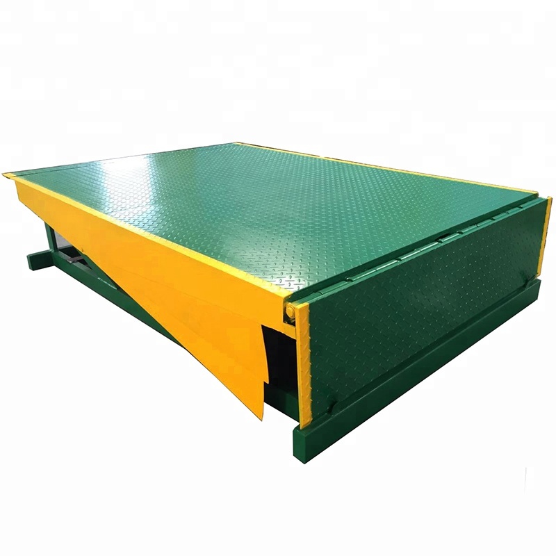 6T Stationary Loading Ramp Dock Leveler Car Ramp Hydraulic Lift