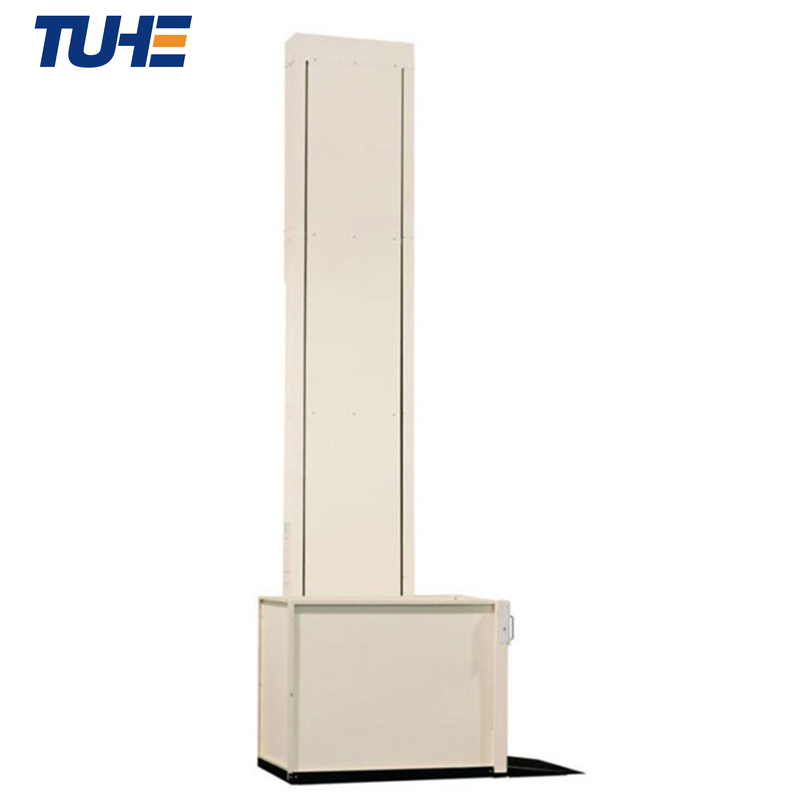 Hydraulic wheelchair lift exterior vertical platform lift