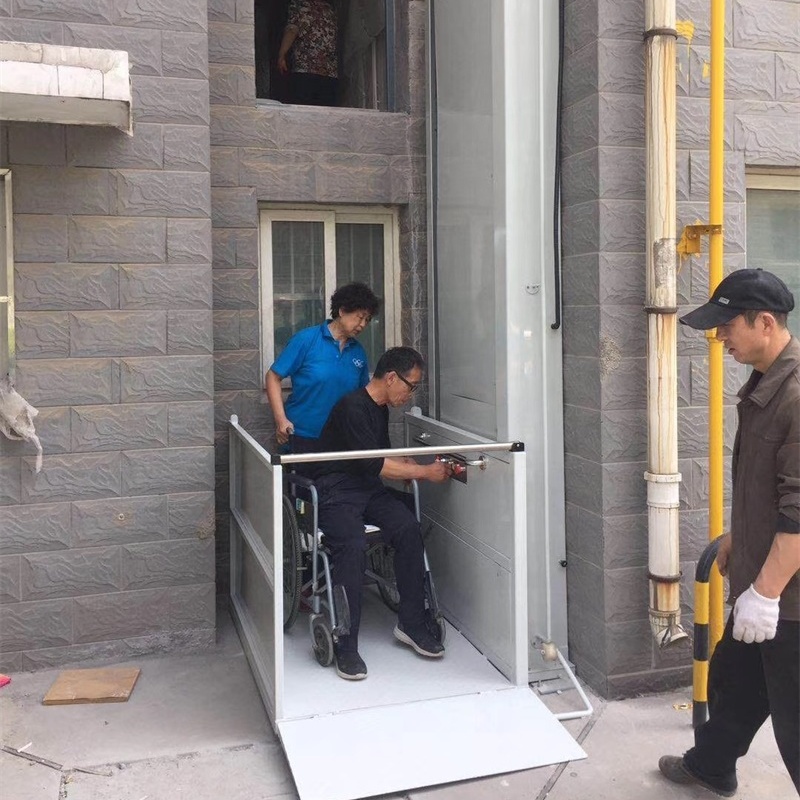OEM service commercial wheelchair lift cost for 2 floors