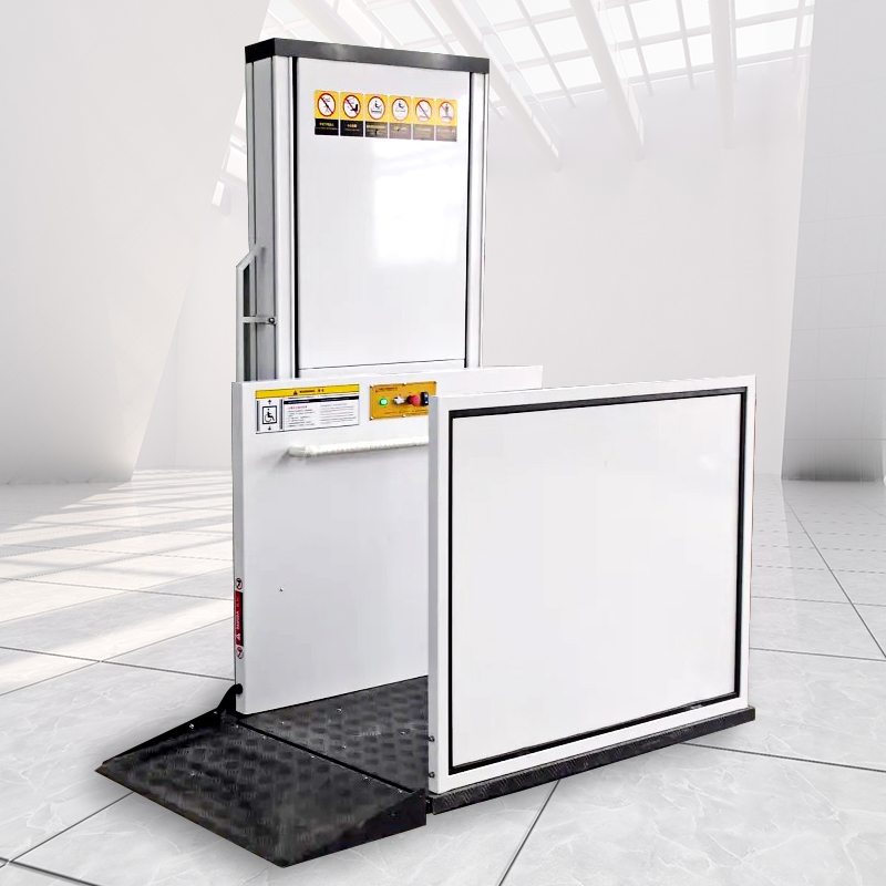 Wheelchair lift for commercial buildings