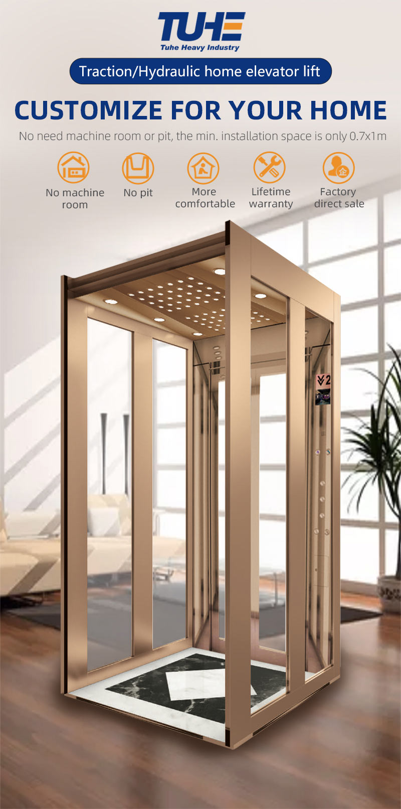 Affordable Small Elevators for Homes