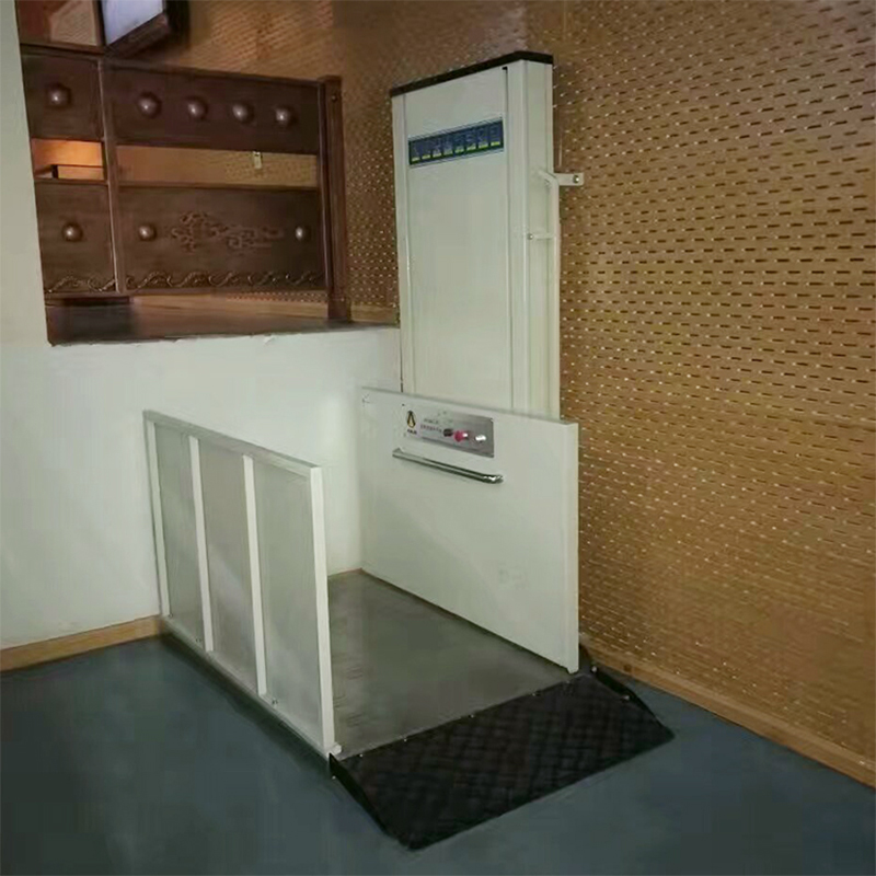 CE approved home elevator vertical wheelchair platform lift for disabled people